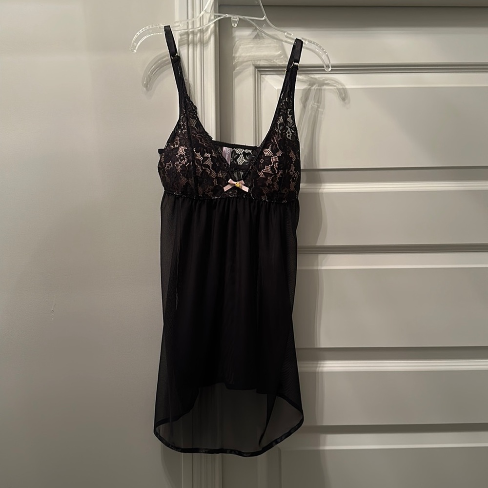 Babydoll lingerie set.
